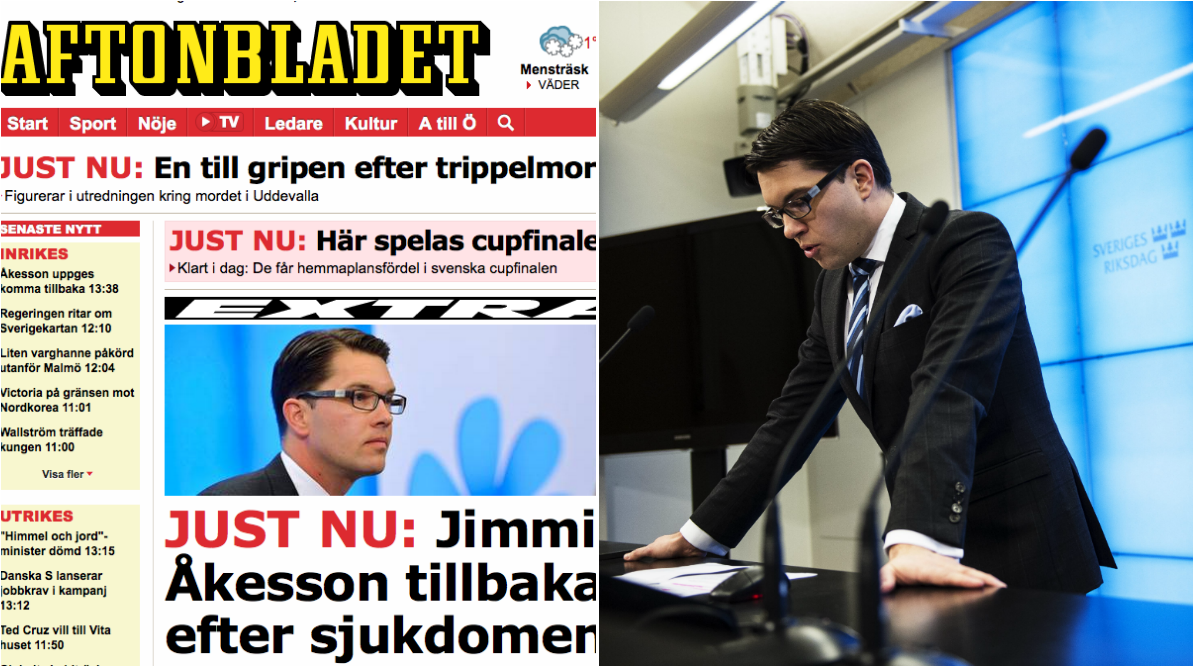 Bojkott, Sverigedemokraterna, Jimmie Åkesson, Aftonbladet